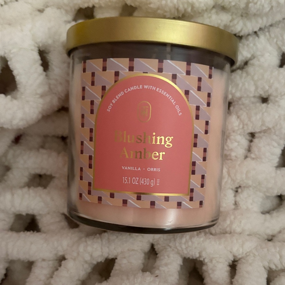 Threshold Blushing Amber Candle